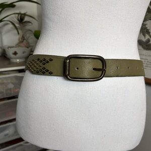 Olive Green Women's Belt